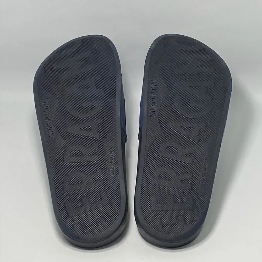 Salvatore Ferragamo Men's Logo Slide Sandals size 10 M